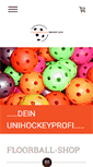 Mobile Screenshot of floorball-shop.ch